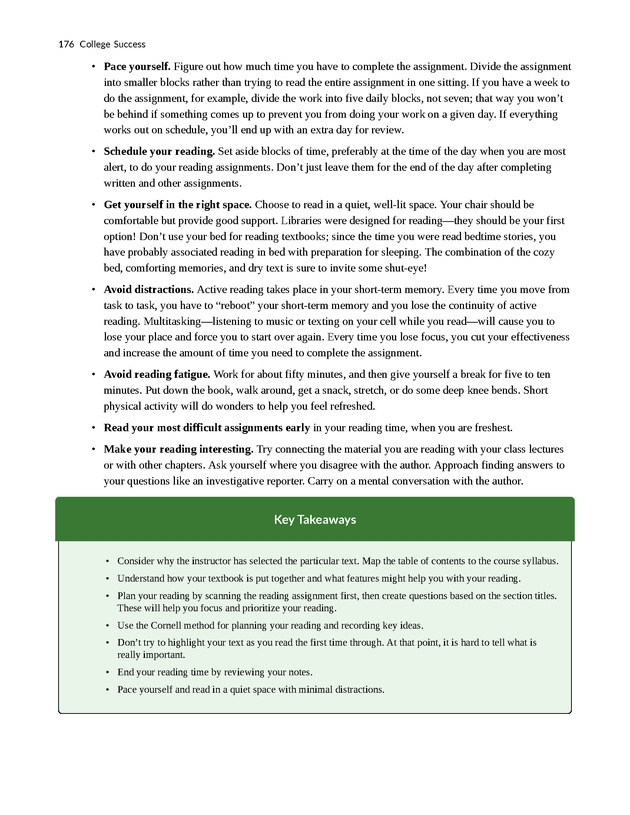 College Success - New Page