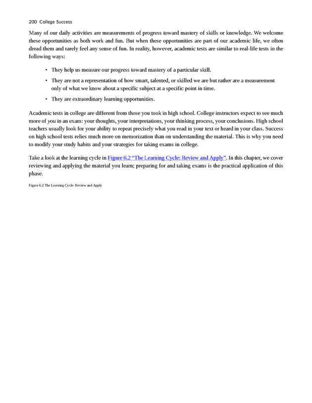 College Success - New Page