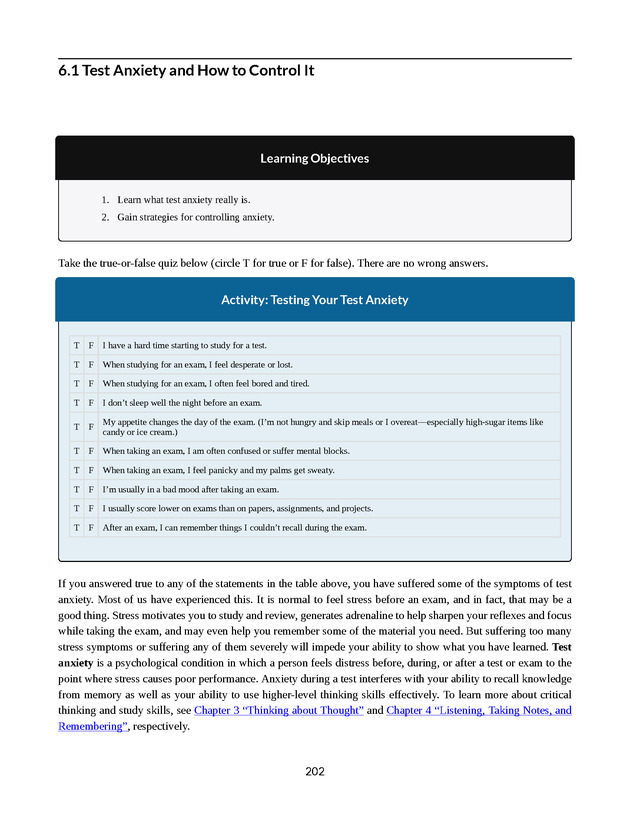 College Success - New Page