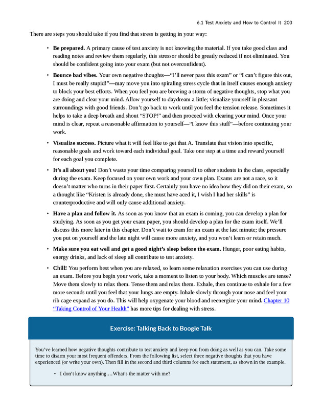 College Success - New Page