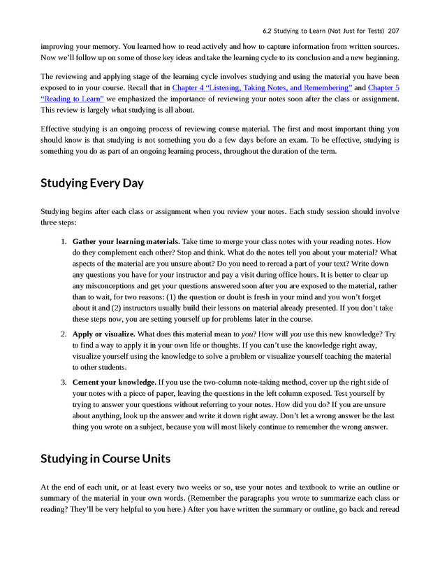 College Success - New Page