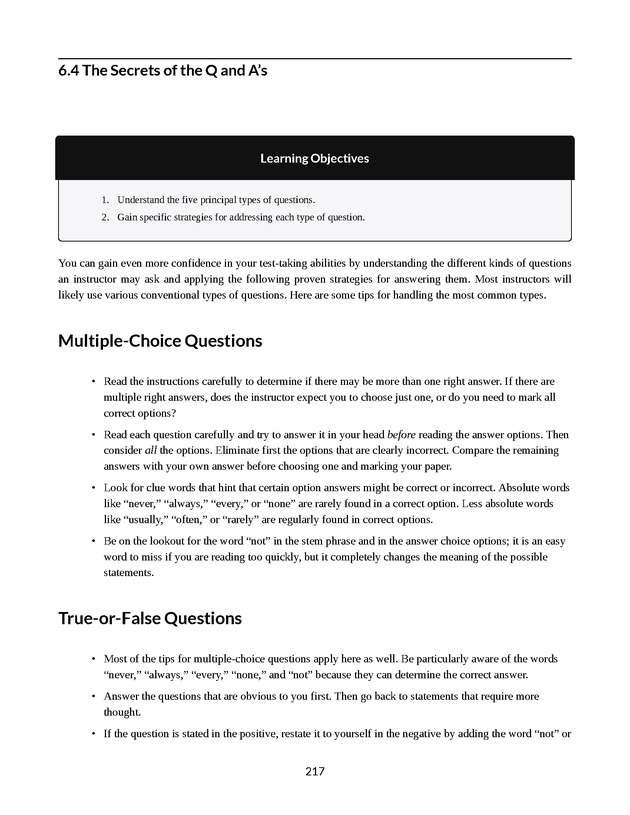 College Success - New Page