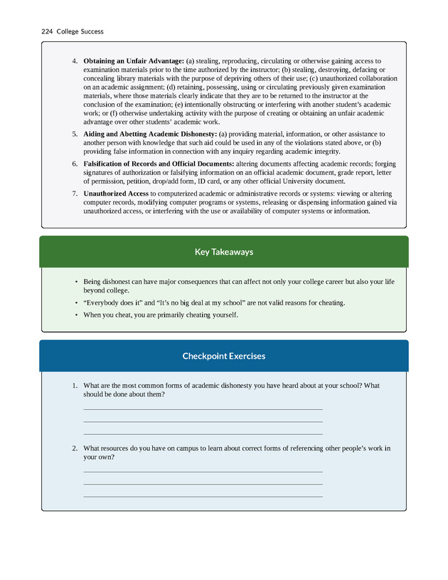 College Success - New Page