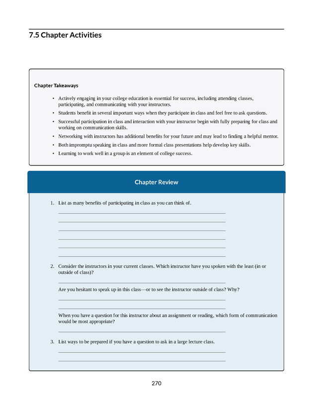 College Success - New Page