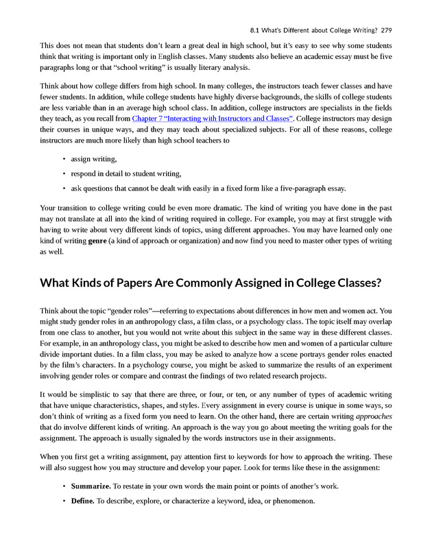 College Success - New Page