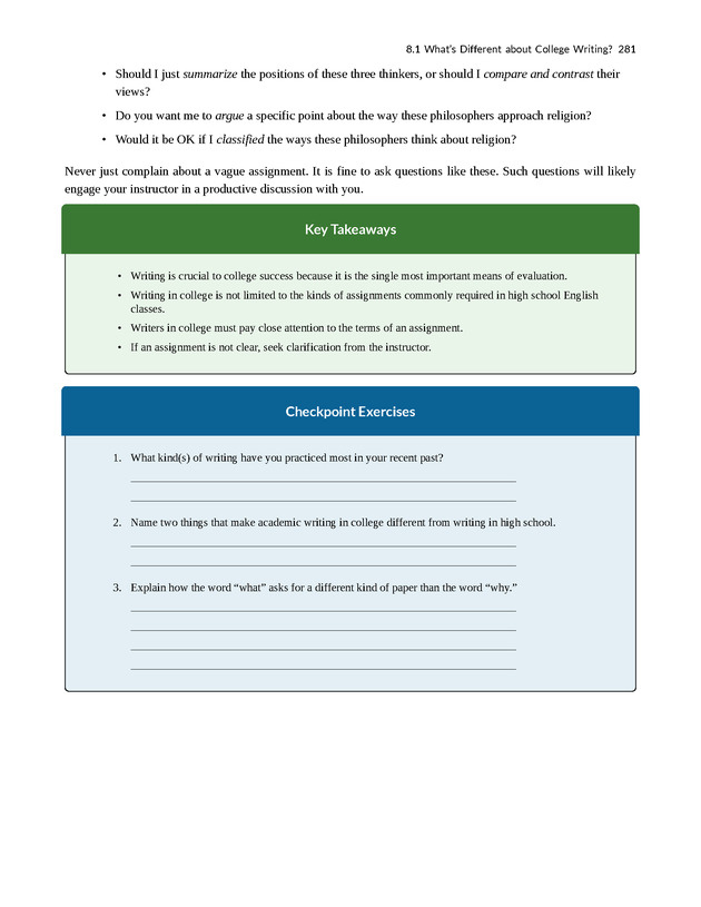 College Success - New Page