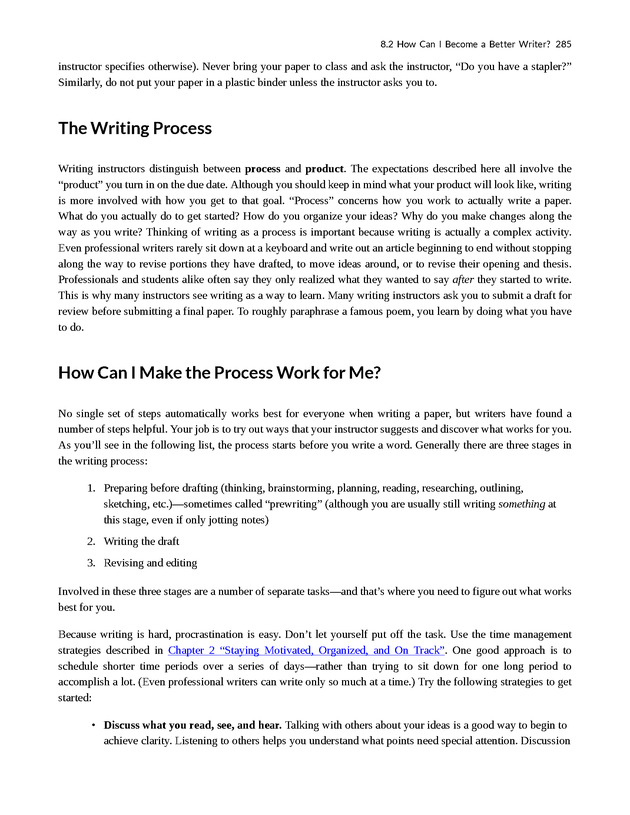 College Success - New Page