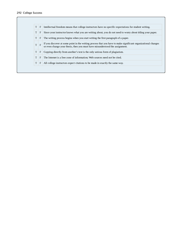 College Success - New Page