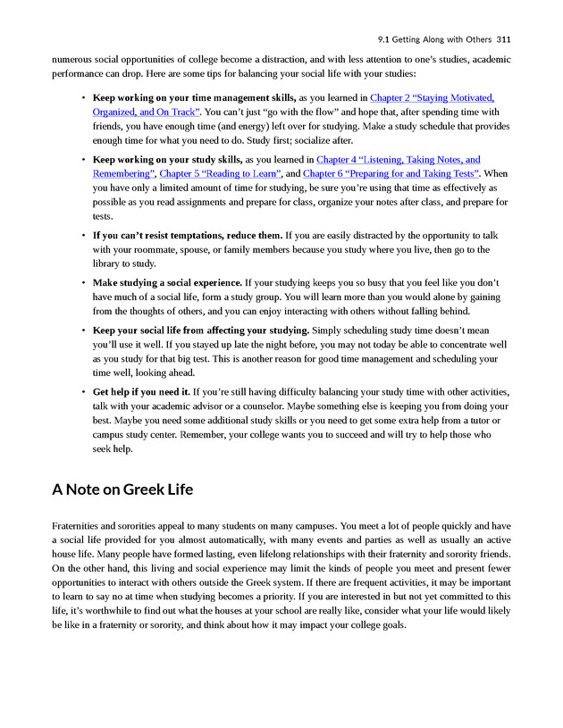 College Success - New Page