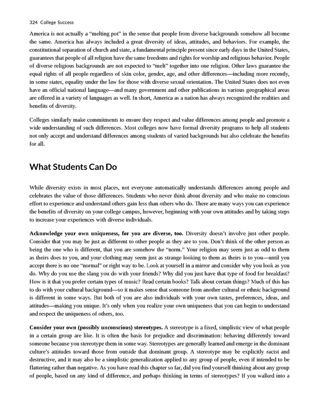 College Success - New Page