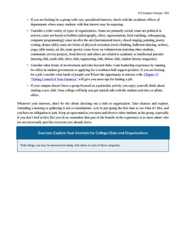 College Success - New Page