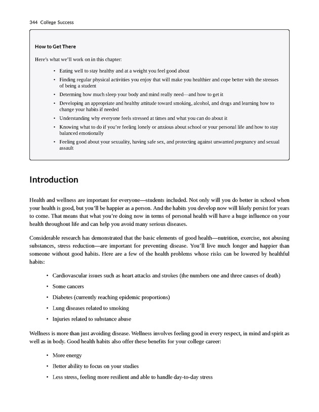 College Success - New Page