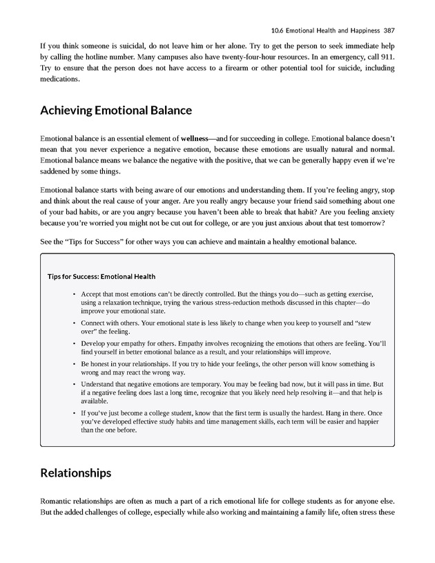 College Success - New Page
