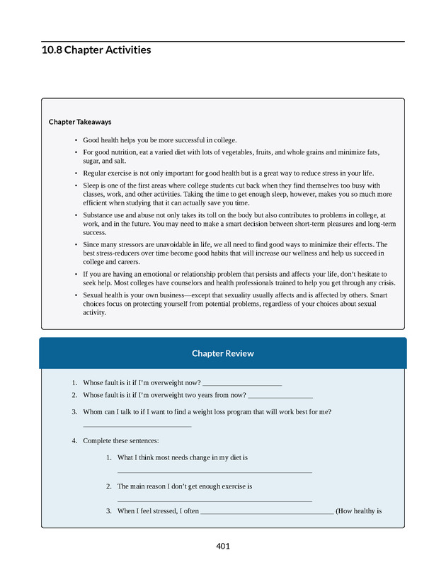 College Success - New Page