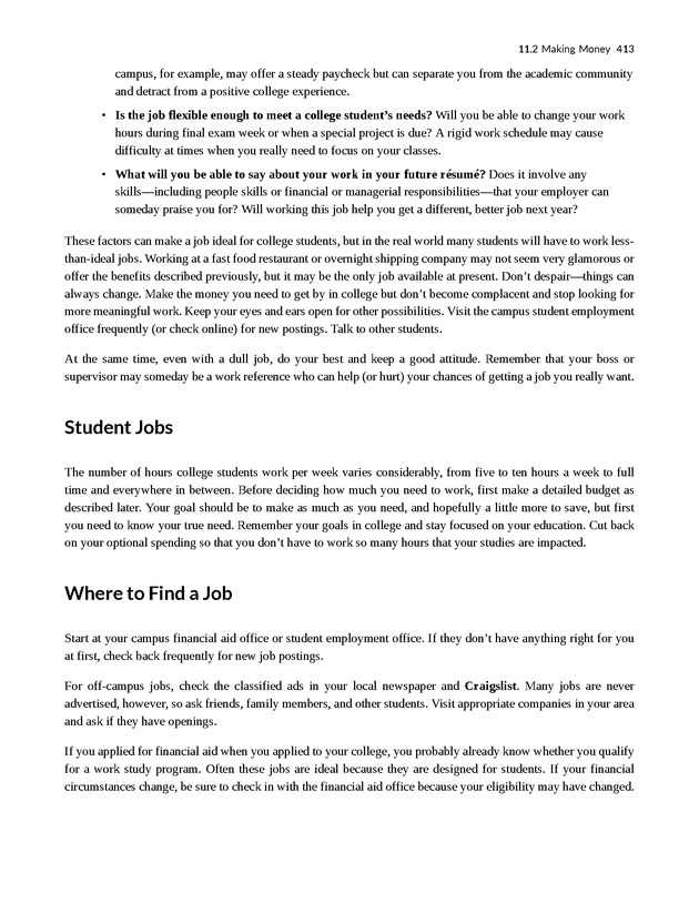 College Success - New Page