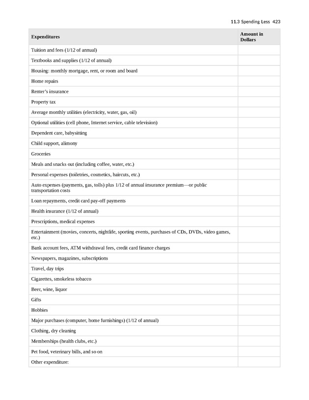 College Success - New Page
