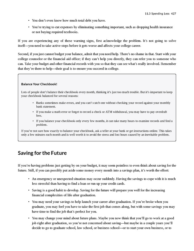 College Success - New Page