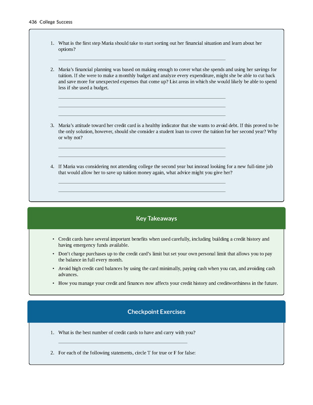 College Success - New Page