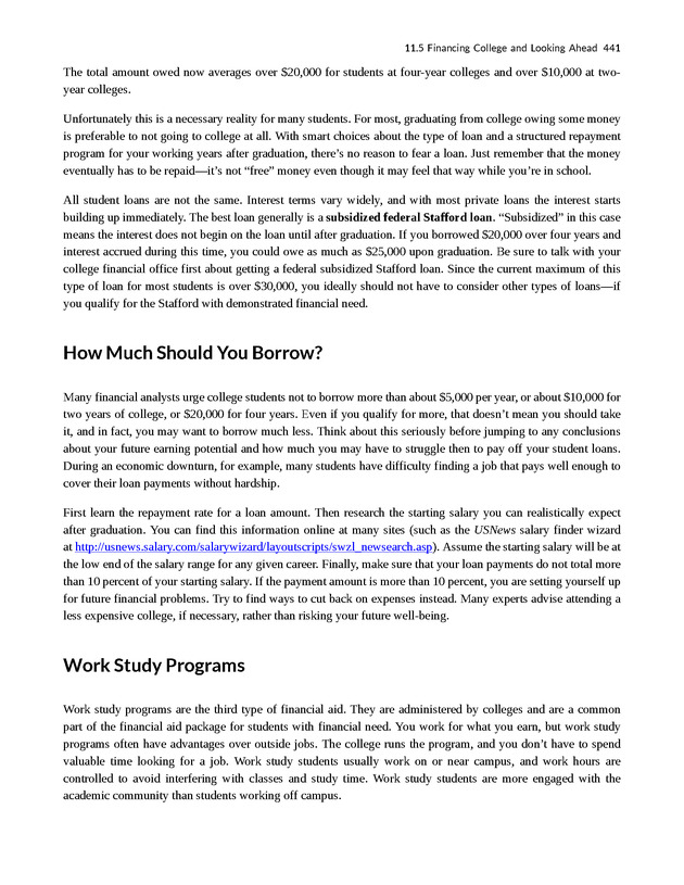 College Success - New Page