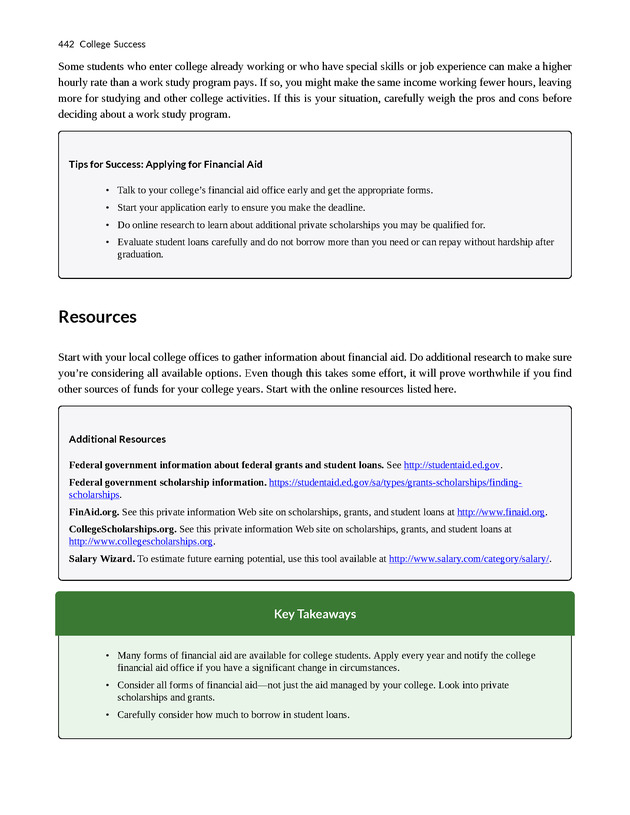 College Success - New Page