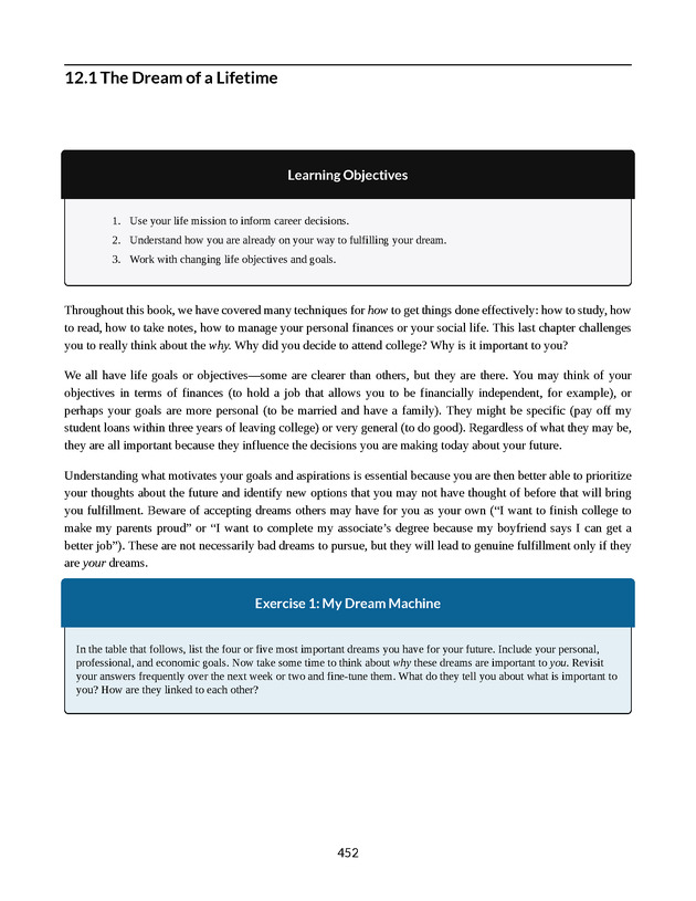 College Success - New Page