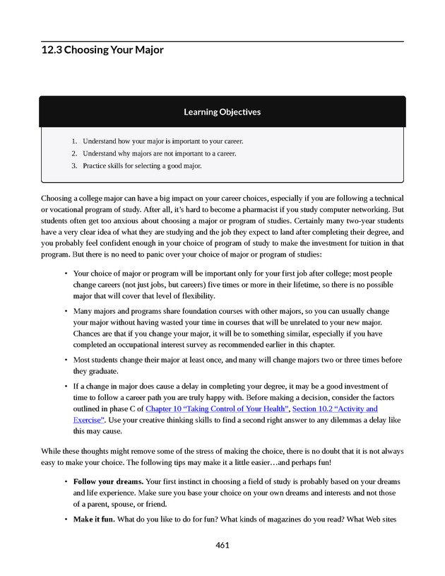 College Success - New Page