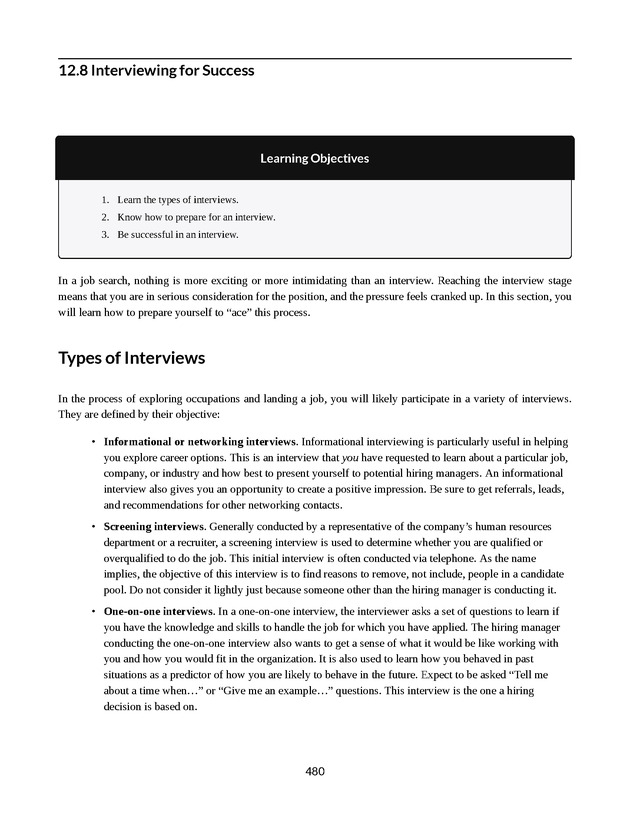 College Success - New Page