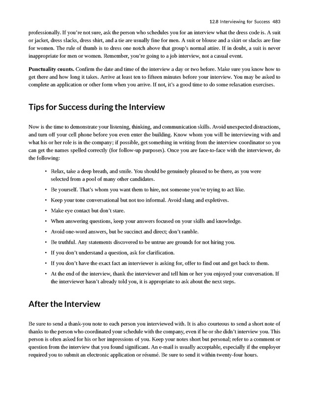 College Success - New Page