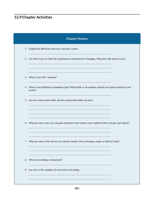 College Success - New Page