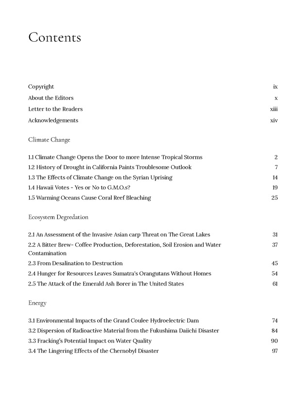 Environmental ScienceBites Volume 1 - New Page