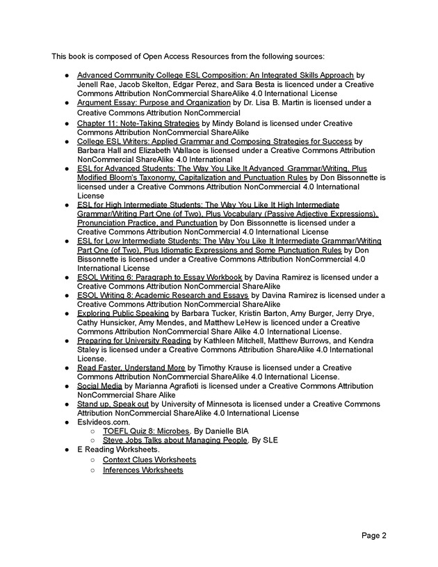 English for Academic Purposes - New Page