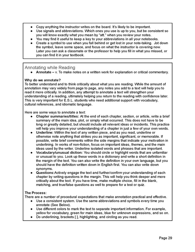 English for Academic Purposes - New Page