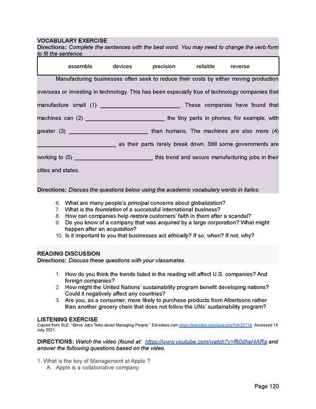 English for Academic Purposes - New Page