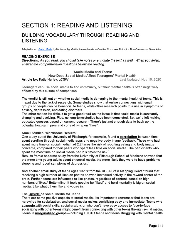 English for Academic Purposes - New Page