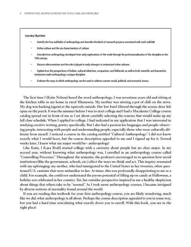PERSPECTIVES: AN OPEN INTRODUCTION TO CULTURAL ANTHROPOLOGY - New Page