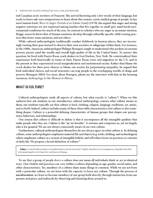 PERSPECTIVES: AN OPEN INTRODUCTION TO CULTURAL ANTHROPOLOGY - New Page