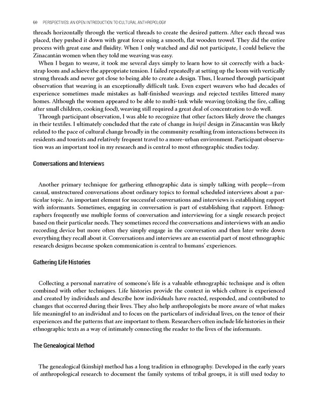 PERSPECTIVES: AN OPEN INTRODUCTION TO CULTURAL ANTHROPOLOGY - New Page