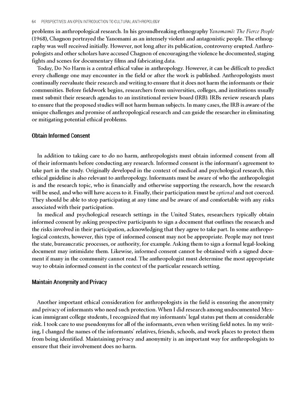 PERSPECTIVES: AN OPEN INTRODUCTION TO CULTURAL ANTHROPOLOGY - New Page