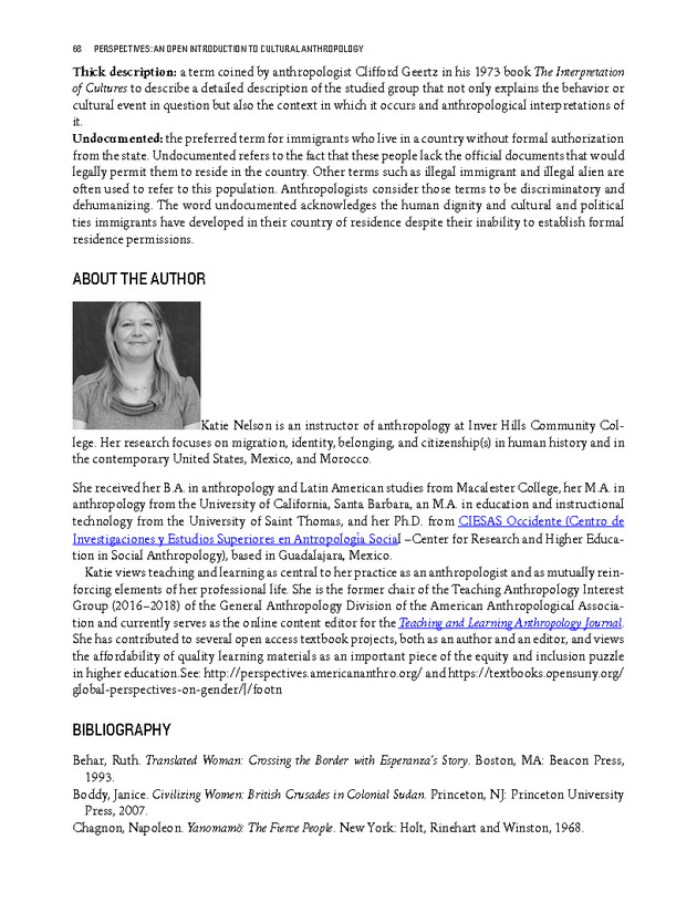 PERSPECTIVES: AN OPEN INTRODUCTION TO CULTURAL ANTHROPOLOGY - New Page