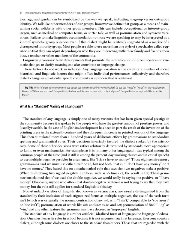 PERSPECTIVES: AN OPEN INTRODUCTION TO CULTURAL ANTHROPOLOGY - New Page