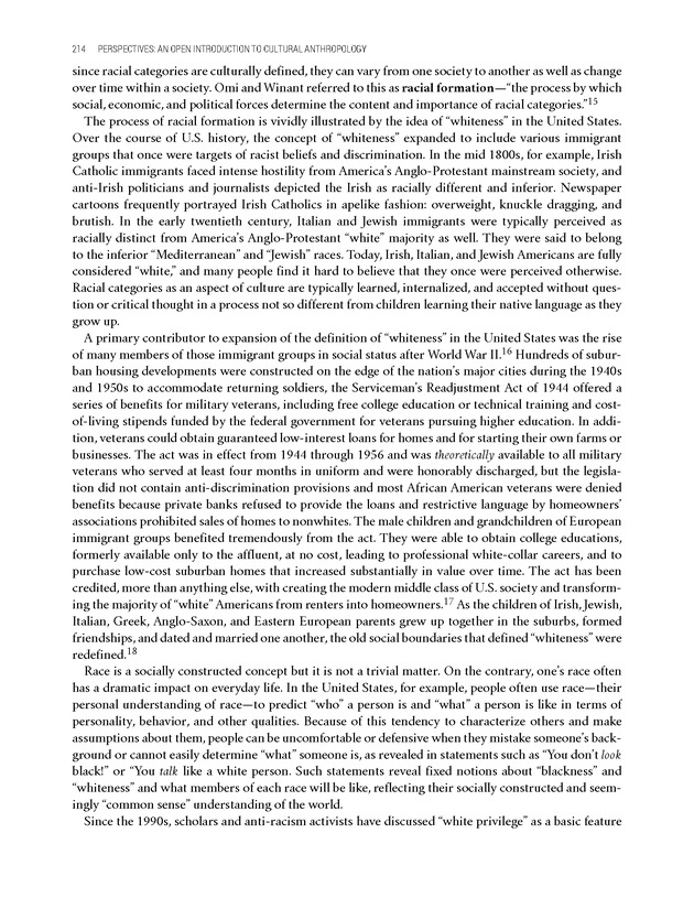 PERSPECTIVES: AN OPEN INTRODUCTION TO CULTURAL ANTHROPOLOGY - New Page