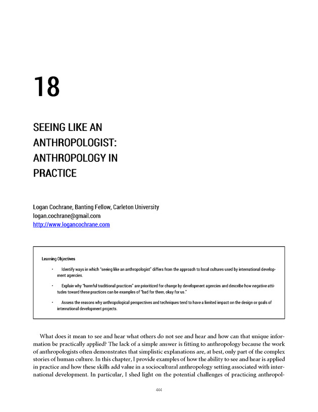 PERSPECTIVES: AN OPEN INTRODUCTION TO CULTURAL ANTHROPOLOGY - New Page