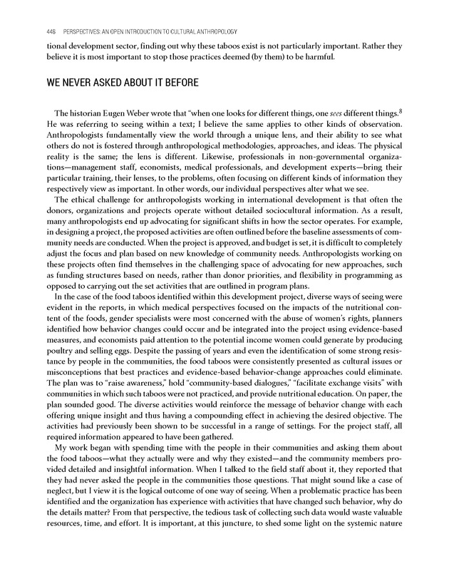 PERSPECTIVES: AN OPEN INTRODUCTION TO CULTURAL ANTHROPOLOGY - New Page