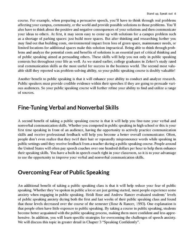 Stand up, Speak out - New Page