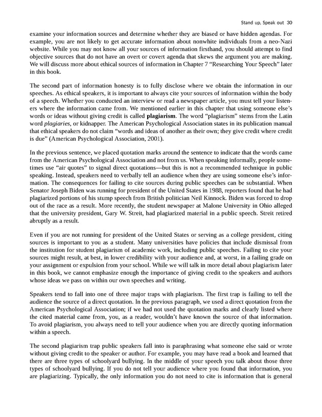 Stand up, Speak out - New Page