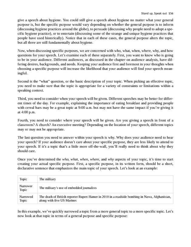 Stand up, Speak out - New Page
