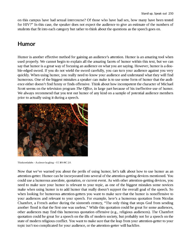 Stand up, Speak out - New Page