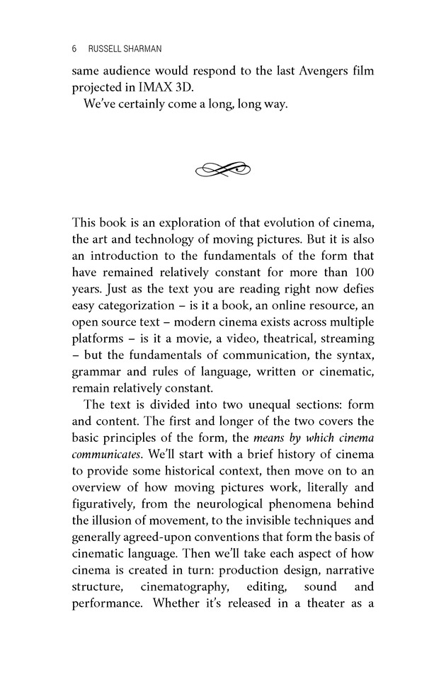 Moving Pictures: An Introduction to Cinema - New Page