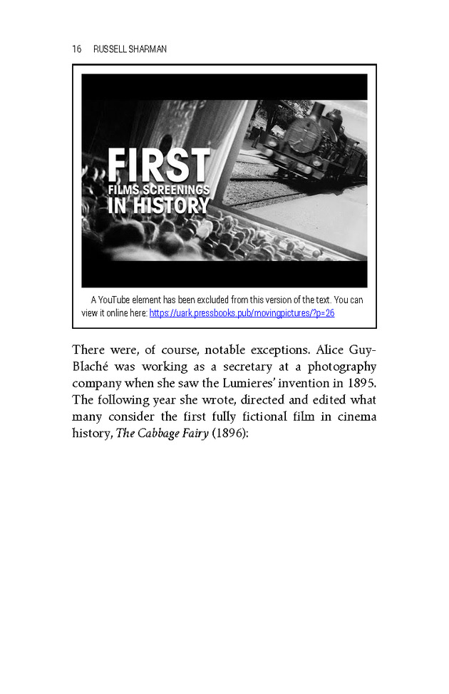 Moving Pictures: An Introduction to Cinema - New Page
