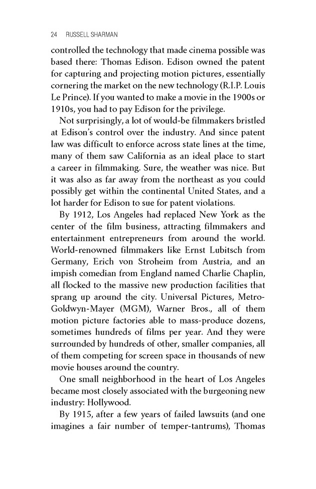 Moving Pictures: An Introduction to Cinema - New Page